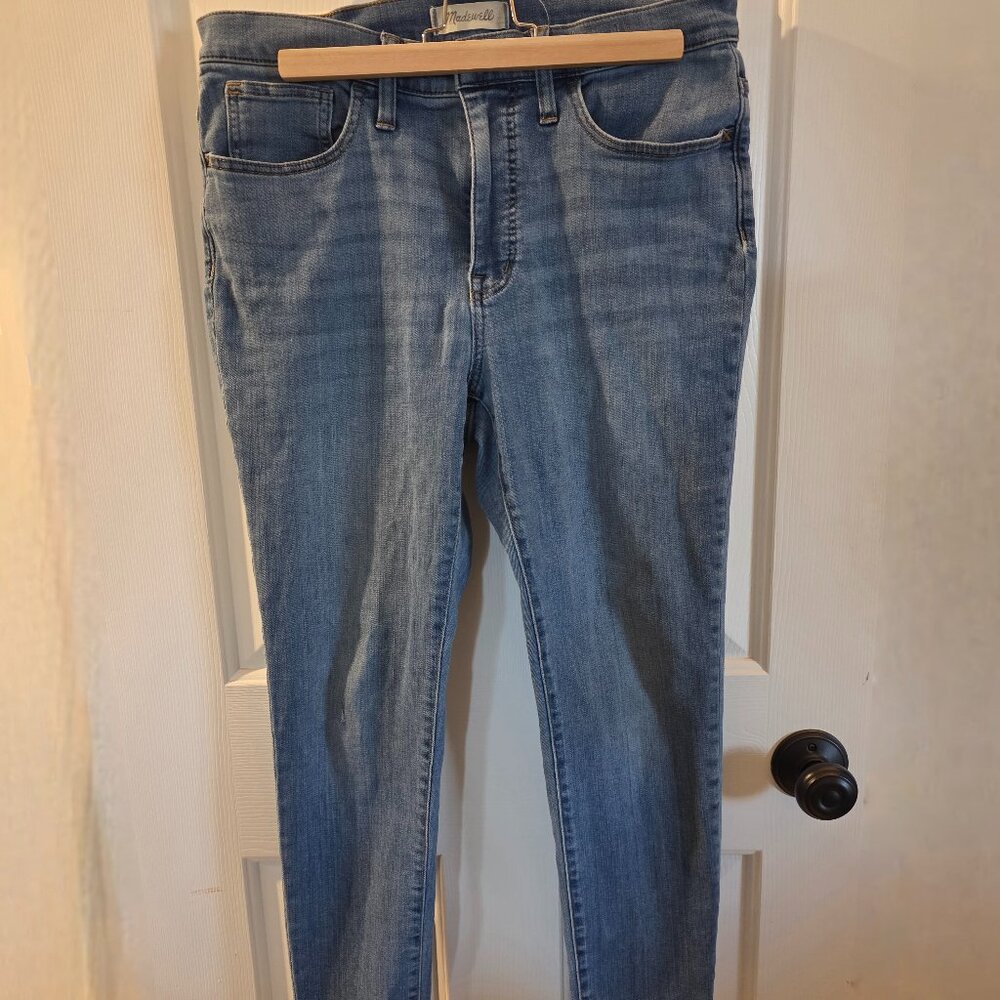 Madewell 9” Mid-Rise Skinny Jeans Women’s Size 30 Light Wash Denim